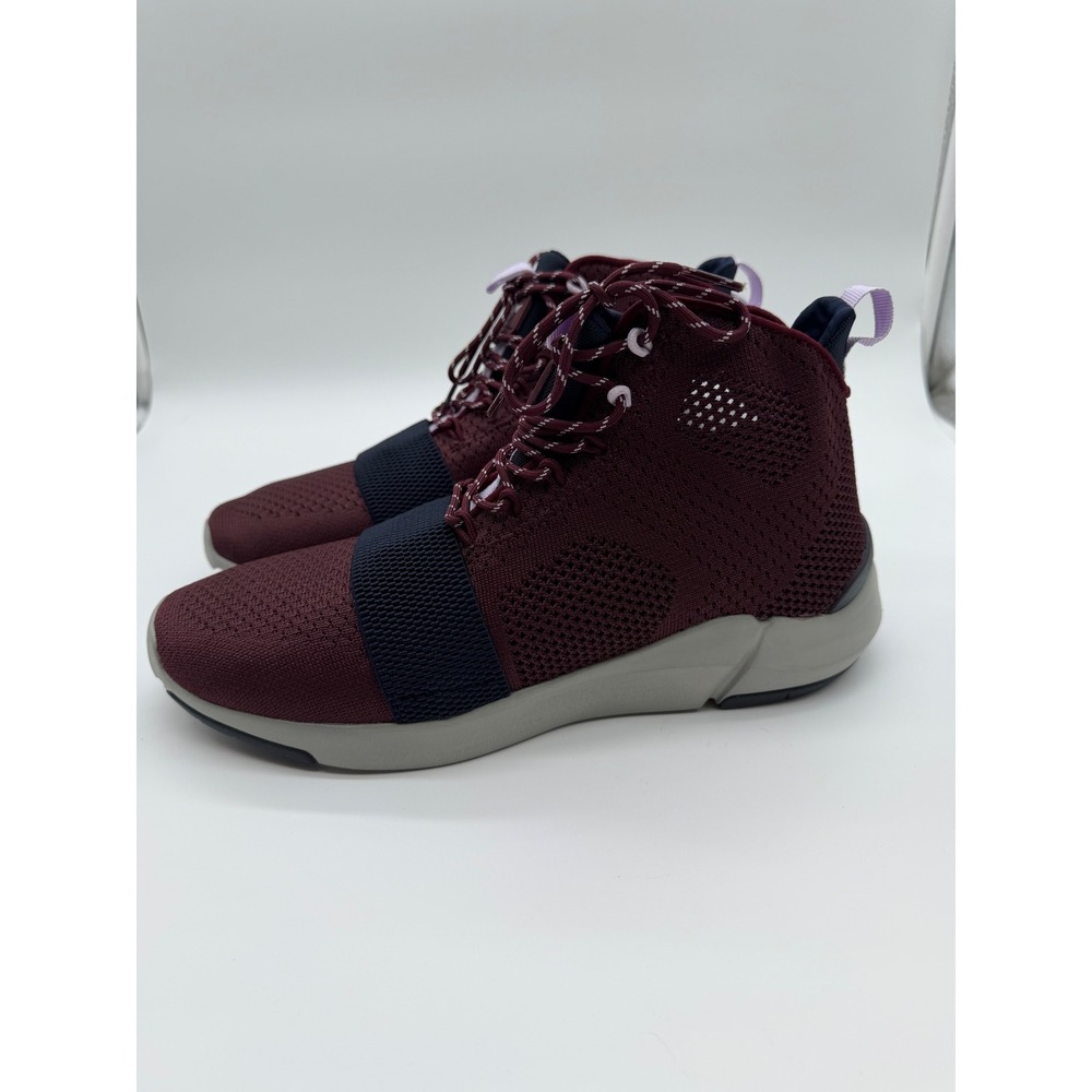Creative Recreation Modica Dark Burgundy Navy Knit High Top Sneakers Mens 9